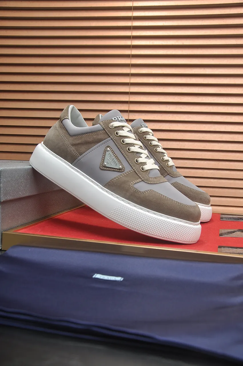 Men's shoes 💰580💶【PRADA】Top original, new season, high quality original goods, top imported calfskin with original imported glue, imported cowhide inside with original cowhide feet, original outsole! Quality guaranteed! Code 38-45 (45 customized)